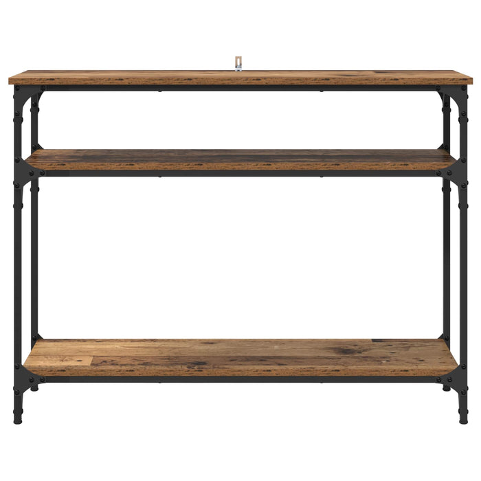 Masă de consolă Lemn Vechi 100 x 29 x 75 cm Lemn compozit - WALTI WALTI