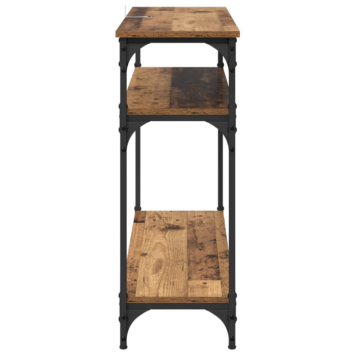 Masă de consolă Lemn Vechi 100 x 29 x 75 cm Lemn compozit - WALTI WALTI