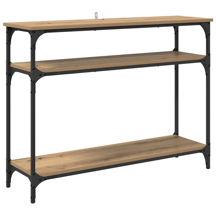 Masă de consolă Stejar Artizanal 100 x 29 x 75 cm Lemn compozit - WALTI WALTI