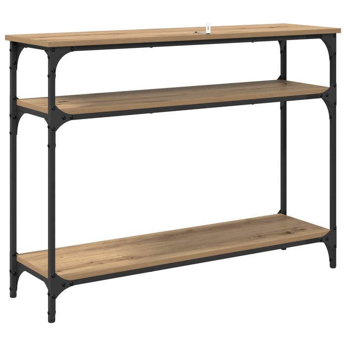 Masă de consolă Stejar Artizanal 100 x 29 x 75 cm Lemn compozit - WALTI WALTI