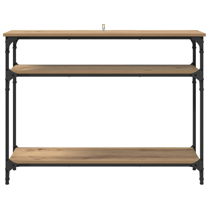 Masă de consolă Stejar Artizanal 100 x 29 x 75 cm Lemn compozit - WALTI WALTI