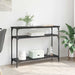 Masă de consolă Stejar Negru 100 x 29 x 75 cm Lemn compozit - WALTI WALTI