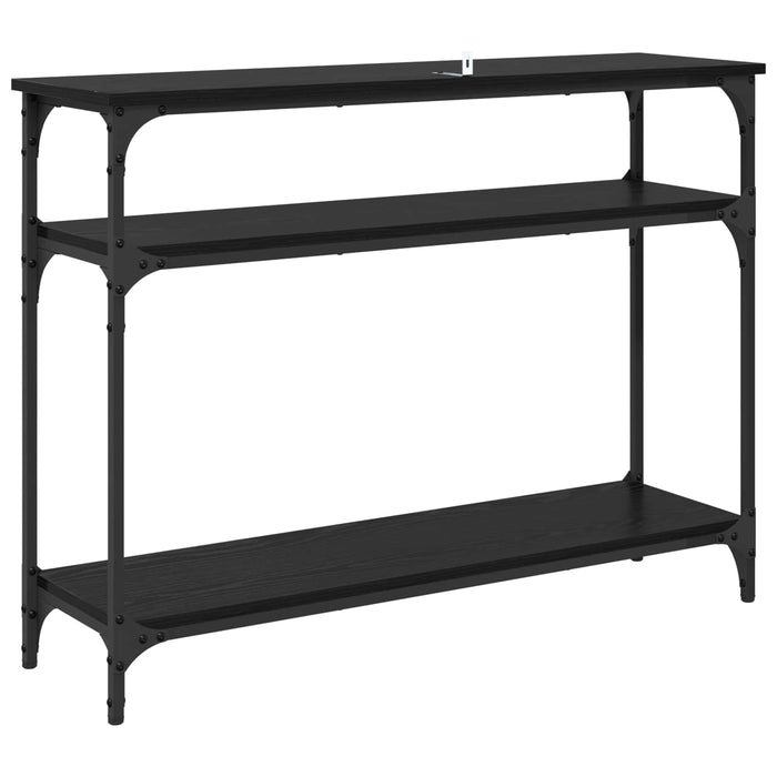 Masă de consolă Stejar Negru 100 x 29 x 75 cm Lemn compozit - WALTI WALTI