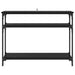 Masă de consolă Stejar Negru 100 x 29 x 75 cm Lemn compozit - WALTI WALTI
