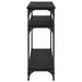Masă de consolă Stejar Negru 100 x 29 x 75 cm Lemn compozit - WALTI WALTI