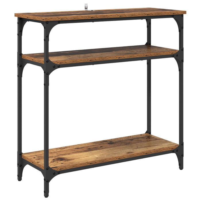 Masă de consolă Lemn Vechi 75 x 29 x 75 cm Lemn compozit - WALTI WALTI