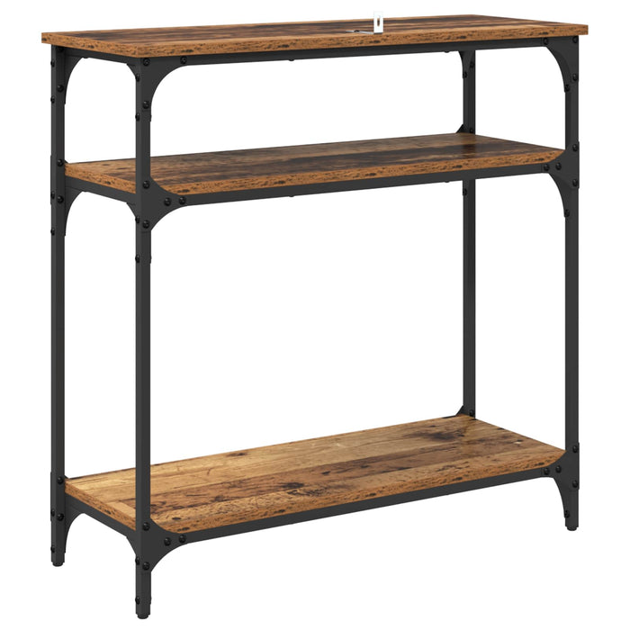 Masă de consolă Lemn Vechi 75 x 29 x 75 cm Lemn compozit - WALTI WALTI