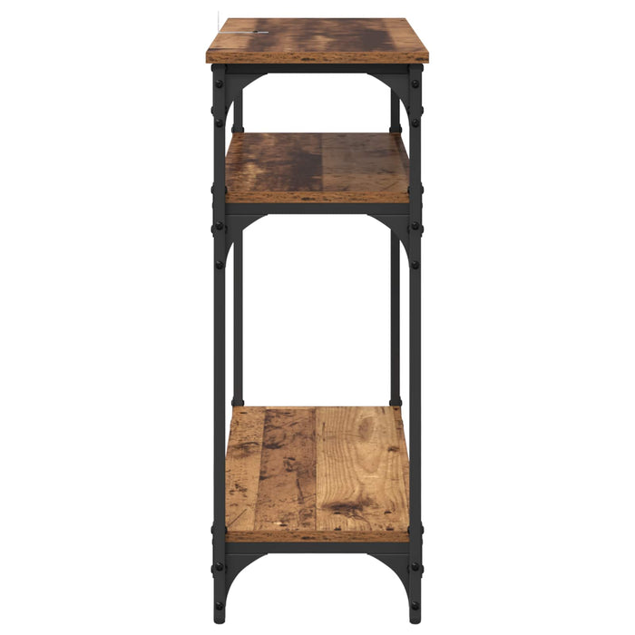 Masă de consolă Lemn Vechi 75 x 29 x 75 cm Lemn compozit - WALTI WALTI