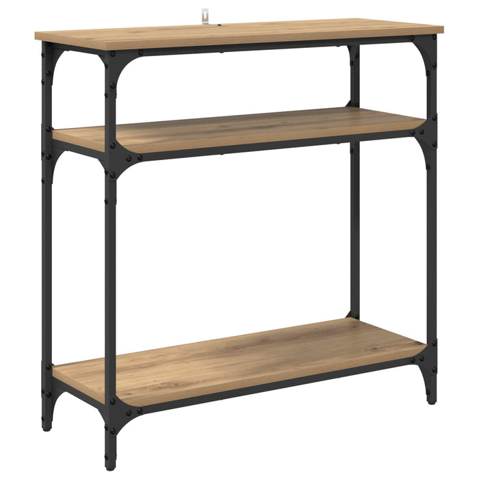 Masă de consolă Stejar Artizanal 75 x 29 x 75 cm Lemn compozit - WALTI WALTI