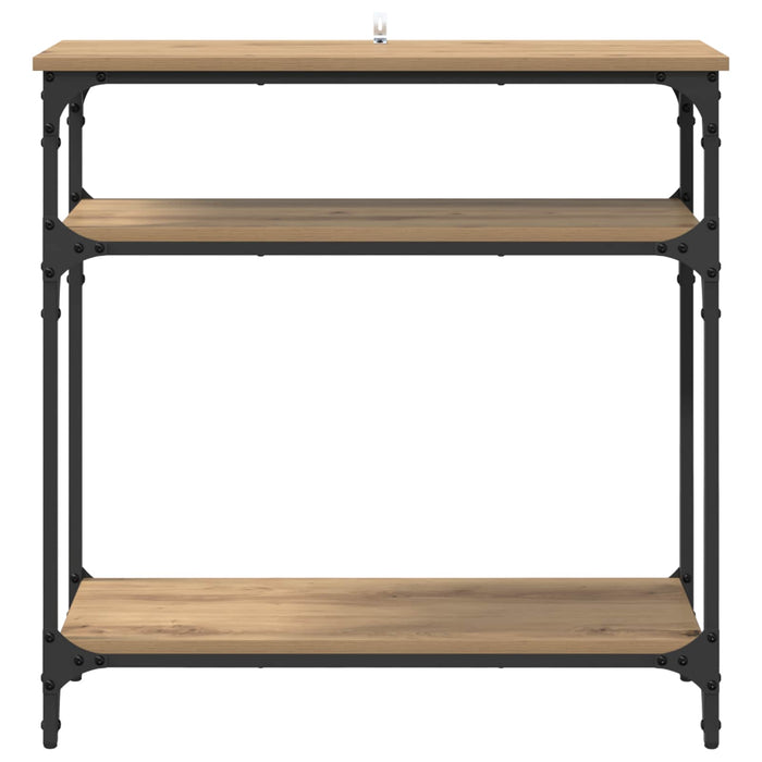 Masă de consolă Stejar Artizanal 75 x 29 x 75 cm Lemn compozit - WALTI WALTI