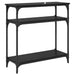 Masă de consolă Stejar Negru 75 x 29 x 75 cm Lemn compozit - WALTI WALTI