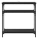 Masă de consolă Stejar Negru 75 x 29 x 75 cm Lemn compozit - WALTI WALTI