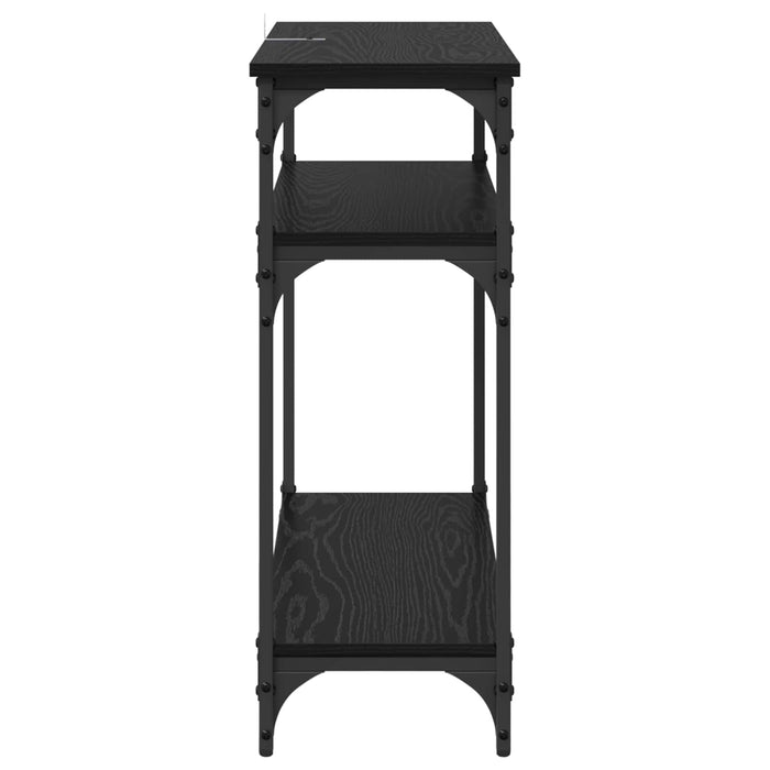 Masă de consolă Stejar Negru 75 x 29 x 75 cm Lemn compozit - WALTI WALTI