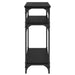Masă de consolă Stejar Negru 75 x 29 x 75 cm Lemn compozit - WALTI WALTI