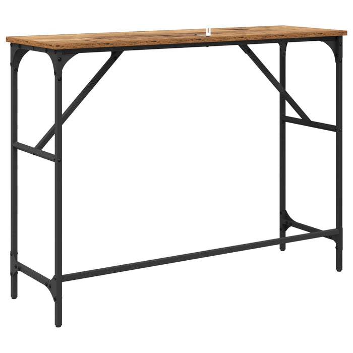 Masă de consolă Lemn vechi 100 x 32 x 75 cm Lemn compozit - WALTI WALTI