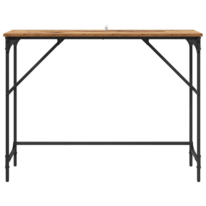 Masă de consolă Lemn vechi 100 x 32 x 75 cm Lemn compozit - WALTI WALTI