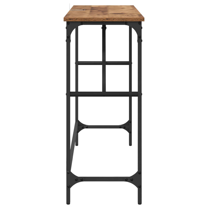 Masă de consolă Lemn vechi 100 x 32 x 75 cm Lemn compozit - WALTI WALTI