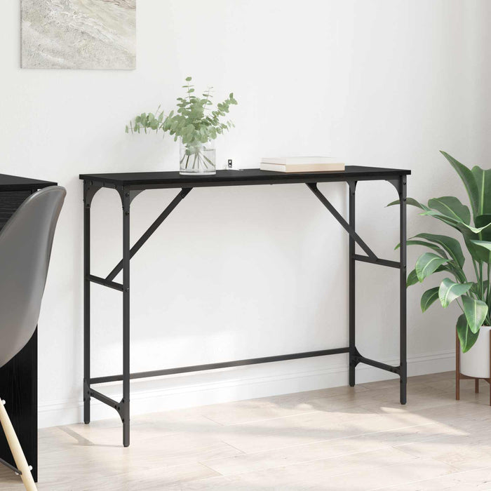 Masă de consolă Stejar Negru 100 x 32 x 75 cm Lemn compozit - WALTI WALTI