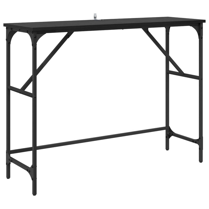 Masă de consolă Stejar Negru 100 x 32 x 75 cm Lemn compozit - WALTI WALTI