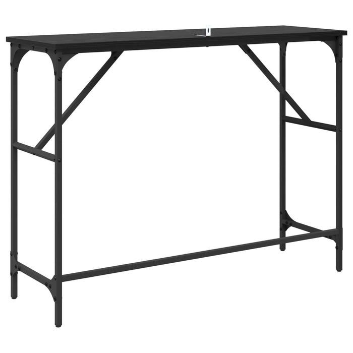 Masă de consolă Stejar Negru 100 x 32 x 75 cm Lemn compozit - WALTI WALTI