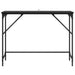 Masă de consolă Stejar Negru 100 x 32 x 75 cm Lemn compozit - WALTI WALTI