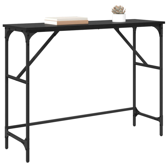 Masă de consolă Stejar Negru 100 x 32 x 75 cm Lemn compozit - WALTI WALTI