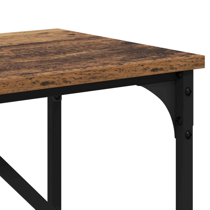 Masă de consolă Lemn vechi 75 x 32 x 75 cm Lemn compozit - WALTI WALTI