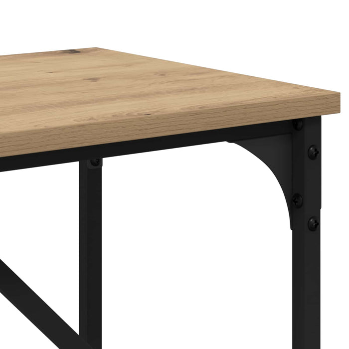 Masă de consolă Stejar Artizanal 75 x 32 x 75 cm Lemn compozit WALTI