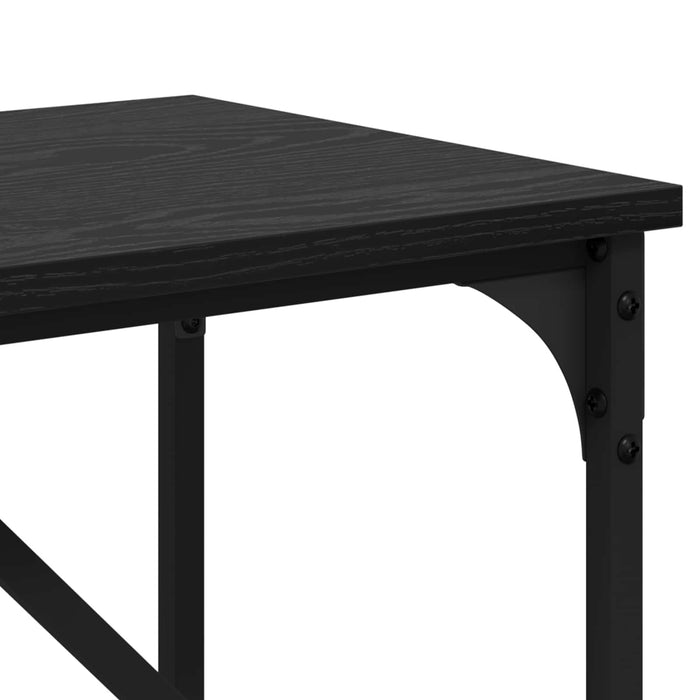 Masă de consolă Stejar Negru 75 x 32 x 75 cm Lemn compozit - WALTI WALTI