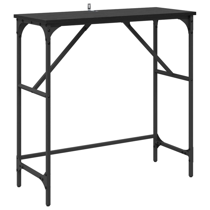 Masă de consolă Stejar Negru 75 x 32 x 75 cm Lemn compozit - WALTI WALTI
