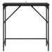 Masă de consolă Stejar Negru 75 x 32 x 75 cm Lemn compozit - WALTI WALTI