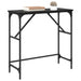 Masă de consolă Stejar Negru 75 x 32 x 75 cm Lemn compozit - WALTI WALTI