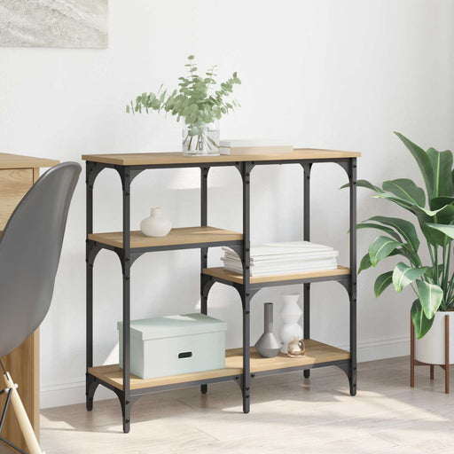 Masă de consolă Stejar Artizanal 80 x 29 x 75 cm Lemn compozit - WALTI WALTI