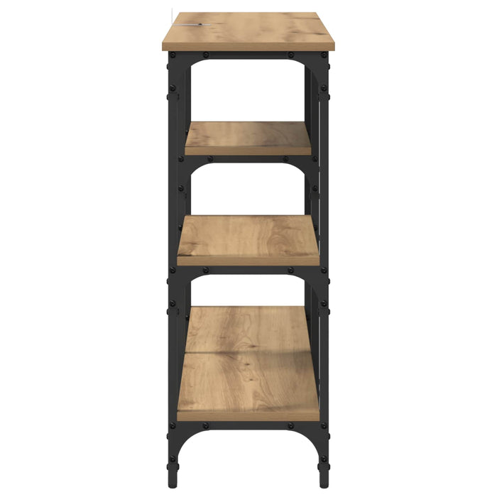 Masă de consolă Stejar Artizanal 80 x 29 x 75 cm Lemn compozit - WALTI WALTI