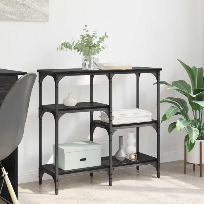 Masă de consolă Stejar Negru 80 x 29 x 75 cm Lemn compozit - WALTI WALTI