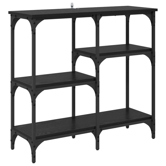 Masă de consolă Stejar Negru 80 x 29 x 75 cm Lemn compozit - WALTI WALTI