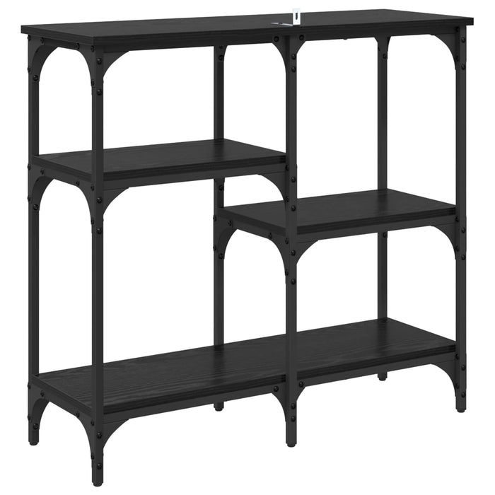 Masă de consolă Stejar Negru 80 x 29 x 75 cm Lemn compozit - WALTI WALTI