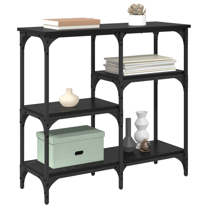Masă de consolă Stejar Negru 80 x 29 x 75 cm Lemn compozit - WALTI WALTI