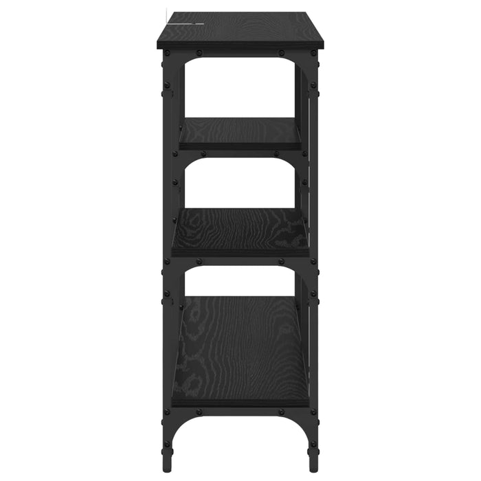 Masă de consolă Stejar Negru 80 x 29 x 75 cm Lemn compozit - WALTI WALTI
