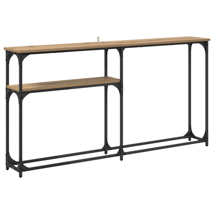 MasaConsole Stejar Artizanal 145 x 22,5 x 75 cm Lemn compozit - WALTI WALTI