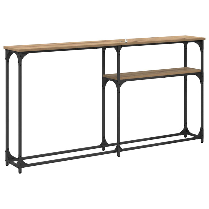 MasaConsole Stejar Artizanal 145 x 22,5 x 75 cm Lemn compozit - WALTI WALTI