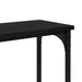 MasaConsole Stejar Negru 146 x 22.5 x 75 cm Lemn compozit - WALTI WALTI