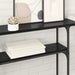 MasaConsole Stejar Negru 146 x 22.5 x 75 cm Lemn compozit - WALTI WALTI