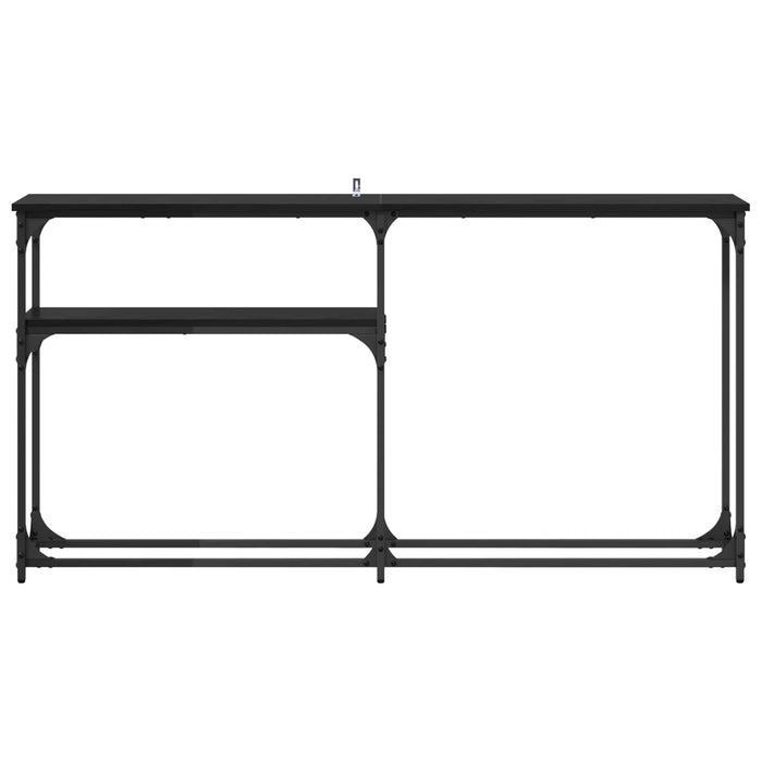MasaConsole Stejar Negru 146 x 22.5 x 75 cm Lemn compozit - WALTI WALTI