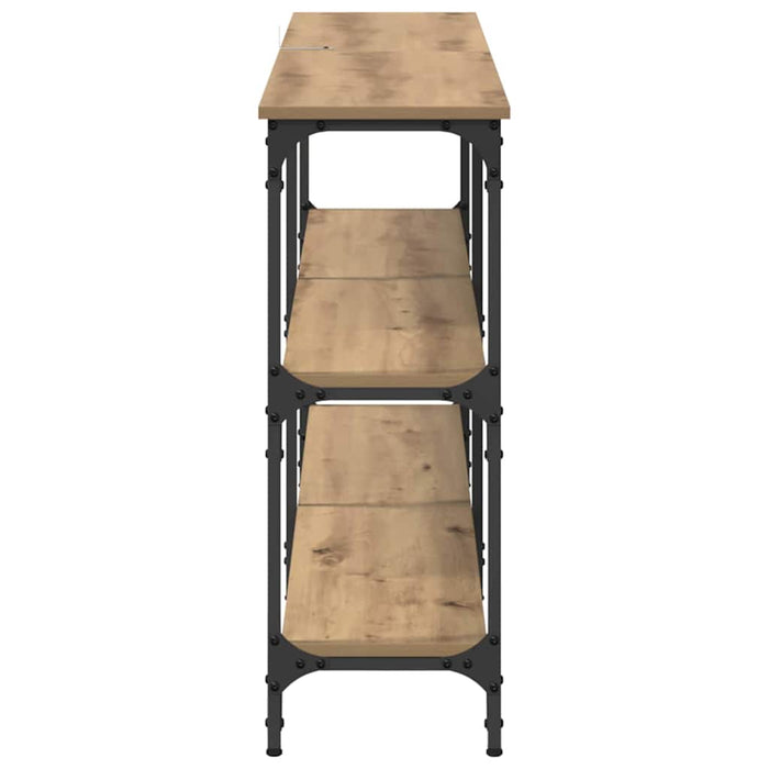 Masă de consolă Stejar Artizanal 150 x 29 x 75 cm WALTI