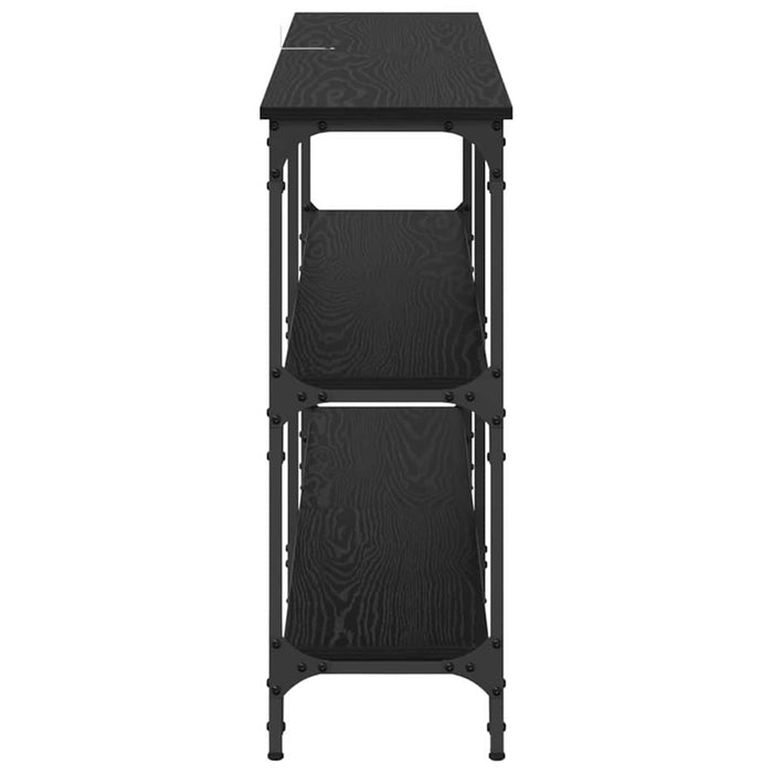 Masă de consolă Stejar Negru 150 x 29 x 75 cm WALTI