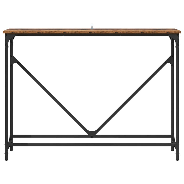 Masă de consolă Lemn Vechi 102 x 23 x 75 cm Lemn compozit - WALTI WALTI