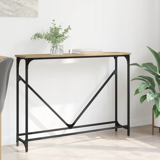 Masă de consolă Stejar Artizanal 102 x 23 x 75 cm Lemn compozit - WALTI WALTI