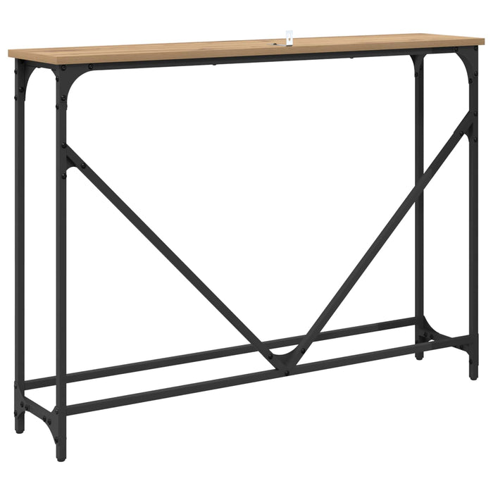 Masă de consolă Stejar Artizanal 102 x 23 x 75 cm Lemn compozit - WALTI WALTI