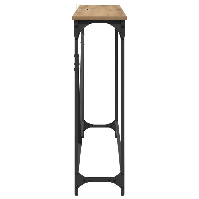 Masă de consolă Stejar Artizanal 102 x 23 x 75 cm Lemn compozit - WALTI WALTI